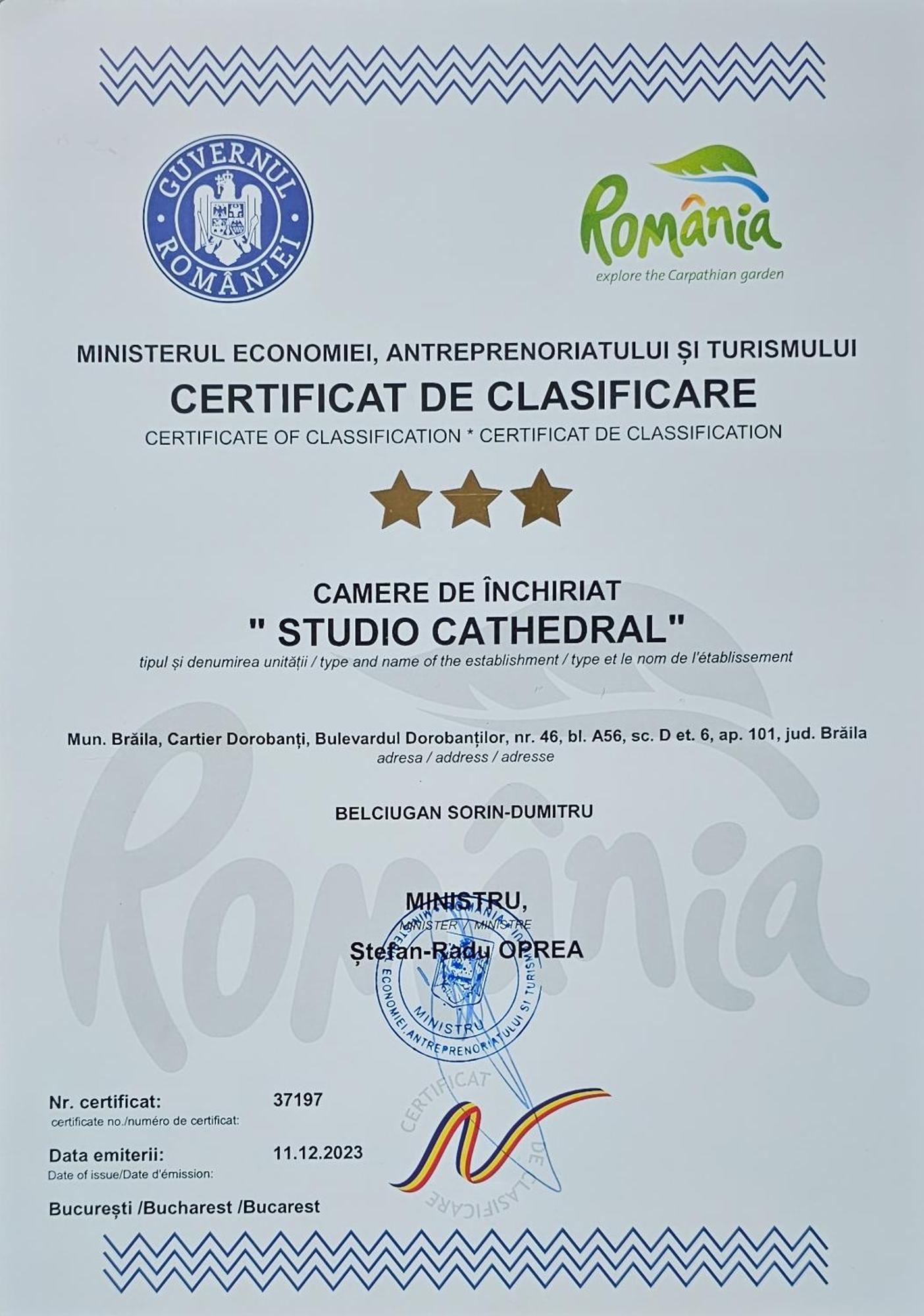 Studio Cathedral Braila Exterior photo